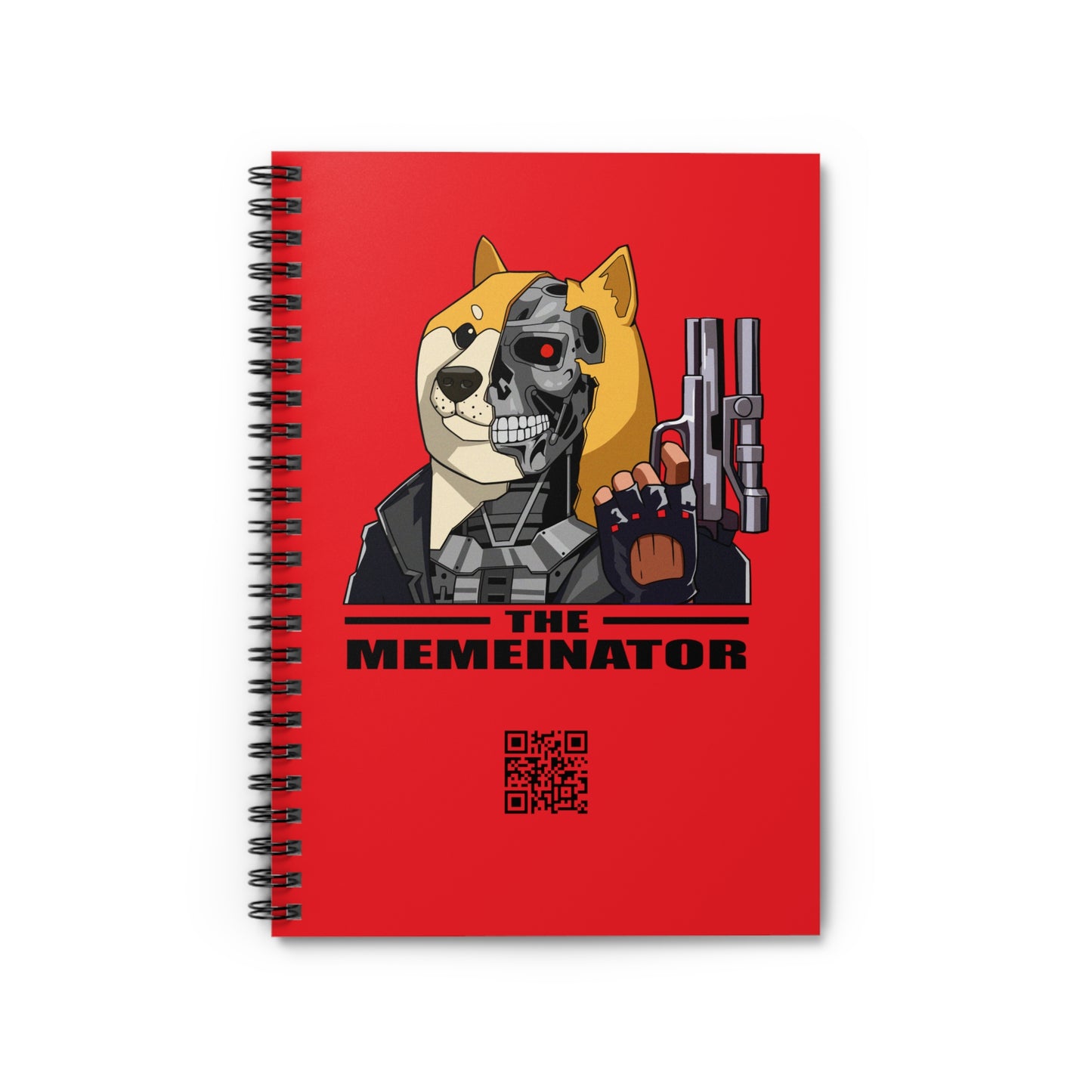 Memeinator Spiral Notebook - Ruled Line